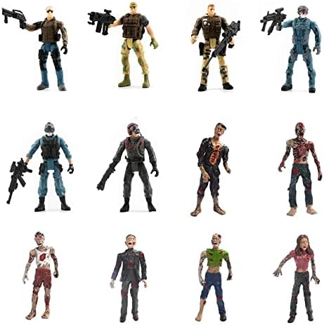 ONONCE Army Men Zombie Action Figures Soldier Military Toys Collections Decoration Gifts for Kids Adults for Boys Age 8-12