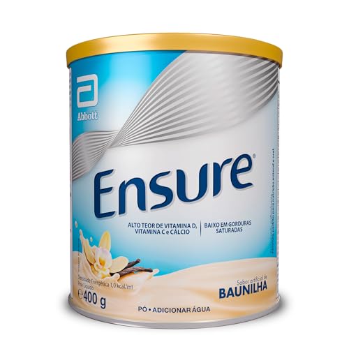 Ensure Suplemento Nutricional Adulto em Pó com Proteínas, Vitaminas e Minerais | Sabor Baunilha| Lata 850g