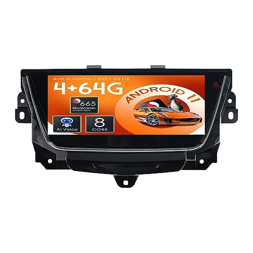 ZWNAV 10.25 inch Android 11 Car Stereo for Cadillac XT5 XT6 2016-2018, HD Touch Screen,64GB ROM,Qualcomm Snapdragon, Car GPS Navigation Head Unit, Carplay