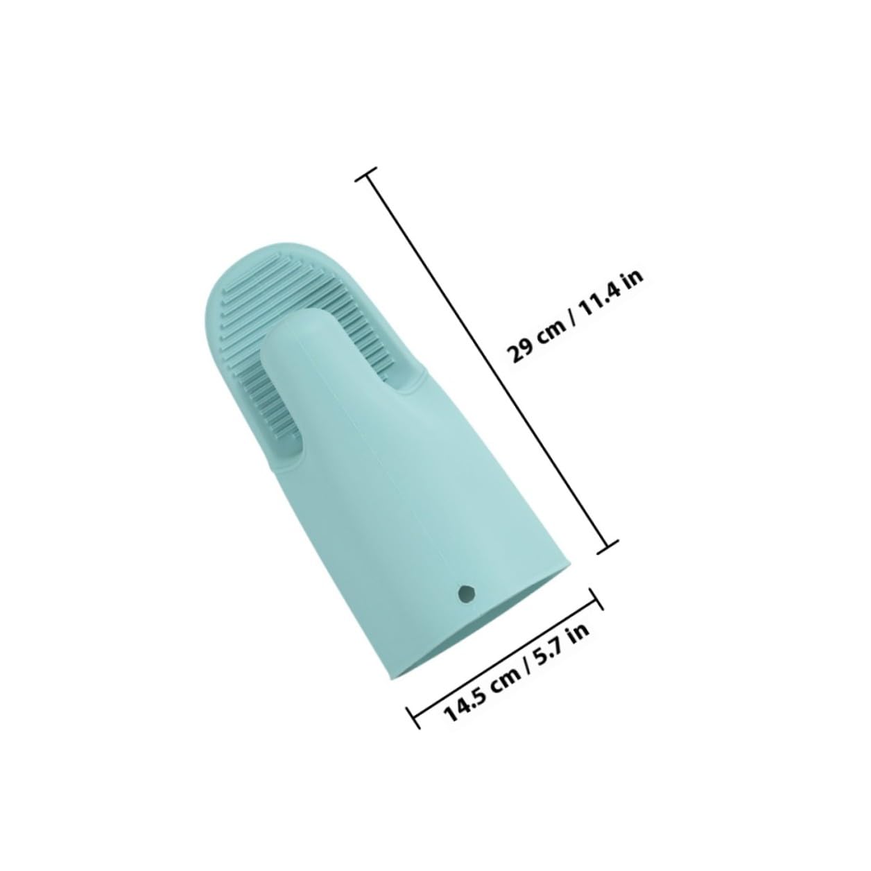 Hemobllo Guanti da Forno in Silicone Antiscivolo, Resistenti al Calore e Spessi, Protezione la Cucina Quotidiana e Grigliate, Lavabile e Flessibile