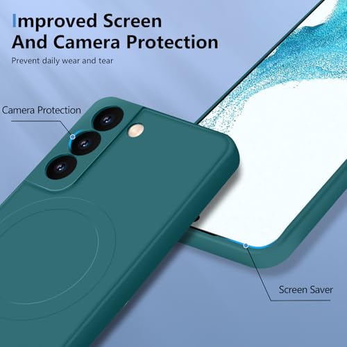 Coque Samsung S22 compatible MagSafe avec doublure microfibre antichoc - 6