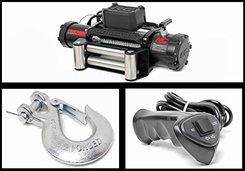 Rough Country Winch Eléctrico 9,500LB PRO Series 100FT Cable miniatura 2