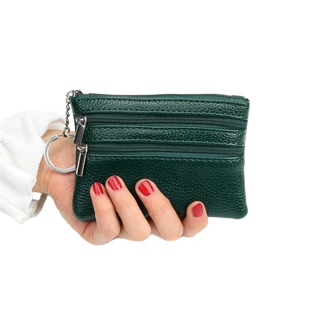 EDGY Stylish Latest Small Wallet for Women/Men/Girls/Boys for Zipper Wallets Leather Raxine Credit Card & Money Holder (Green) 2 41Lw+bOBmlL