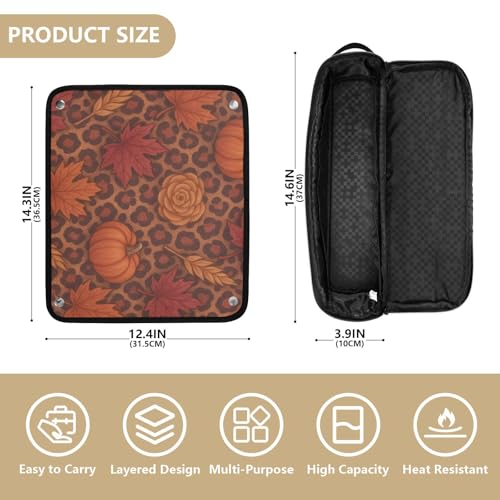 Bolso organizador resistente al calor para herramientas de cabello miniatura 4