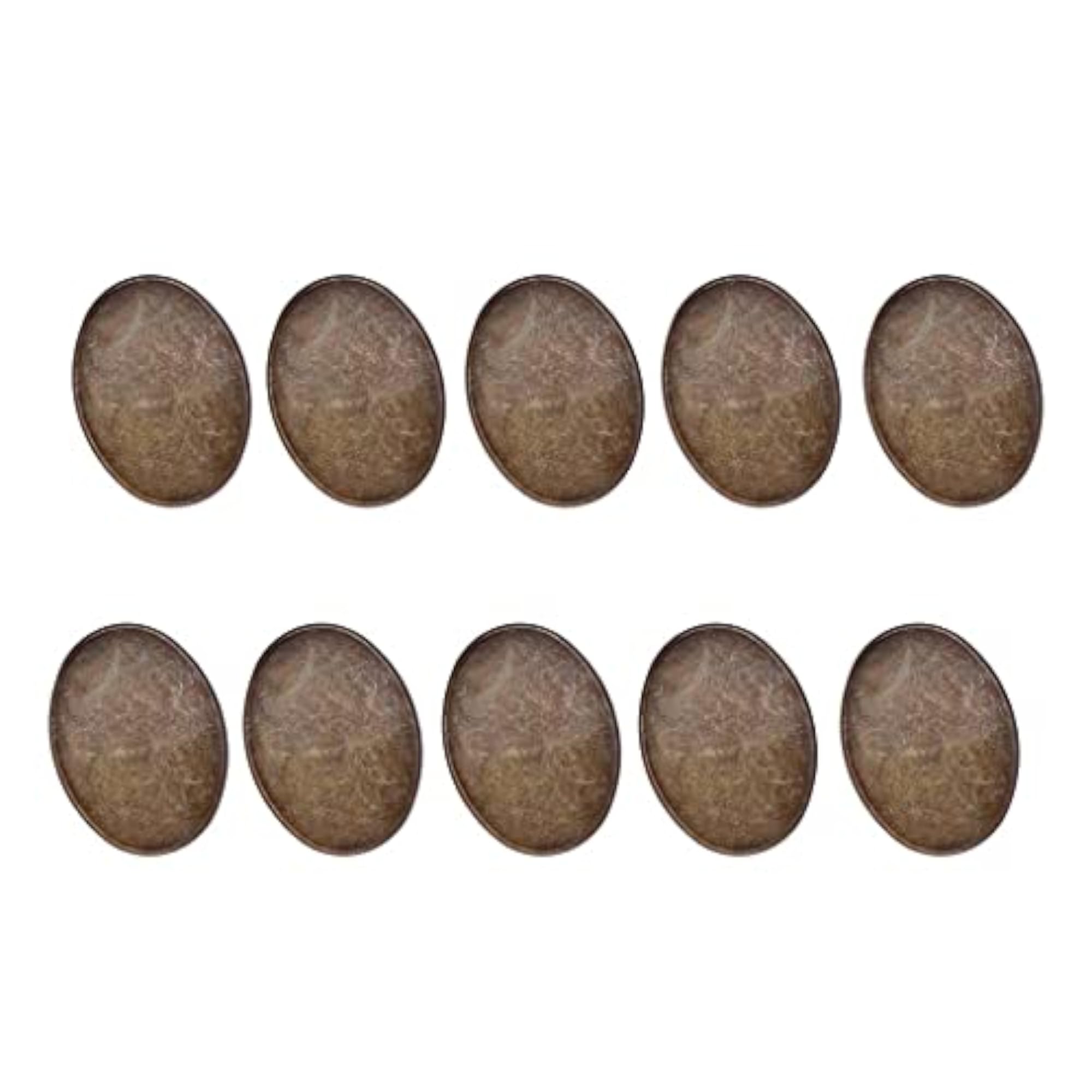 10pcs Cabochon Brooch Setting Blank Pin Bezel Tray Bronze