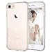 iPhone 8 Case, iPhone 8 Slim Case, MOSNOVO White Peace Mandala Floral Lace Clear Design Printed Plastic with TPU Bumper Protective Case Cover for Apple iPhone 8 (2017)