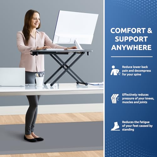 Image of 0.8 inch Thick Kitchen Mat Cushioned Anti Fatigue Rug Comfort Floor Mats | Water-Resistant, Non-Slip, Easy to Clean Comfort Floor Mat for Kitchen, Sink & Office, Multiple Colors & Sizes, 108 inch x 30 inch