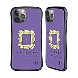 Head Case Designs Officially Licensed Friends TV Show Peephole Frame Iconic Hybrid Case Compatible with Apple iPhone 14 Pro Max