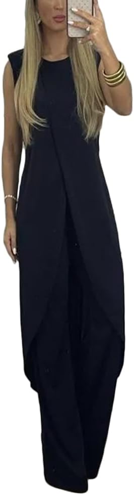 MJGkhiy Tuta Donna Completa Estiva Trasparente Larghi Curvy Completo Casual Leggera Set Completo Tuta Donna Completo Donna Elegante Cerimonia Curvy 119466874