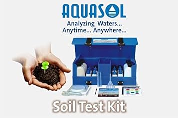 AQUASOL Plastic Soil Test Kit, Blue