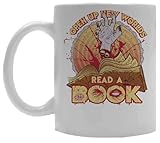 Oldrytee Lee Un Maldito Libro Taza De Cerámica Taza Para Beber Blanco