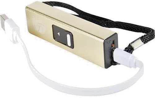 Miniatura 5 de Slider 3 Millones de Voltios Mini Stun Gun Linterna Oro