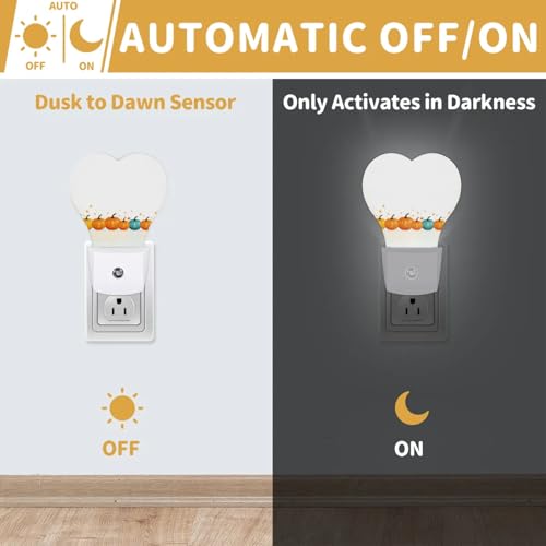 Lámpara de noche LED con sensor automático 2-pack miniatura 3