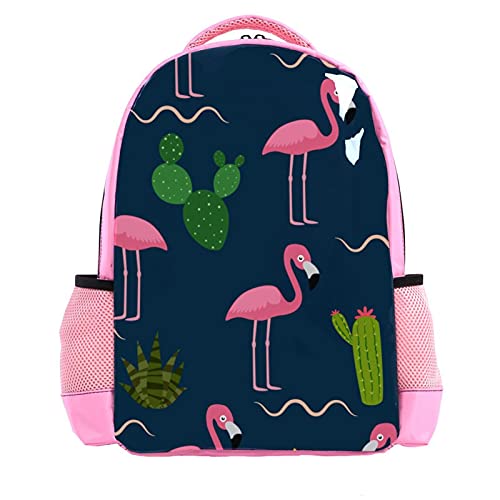 Sac à dos flamant rose Noël garçons pour ranger affaires d'école