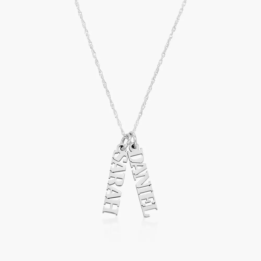 OAK & LUNA - Personalized Singapore Chain Name Necklace with Diamond Options