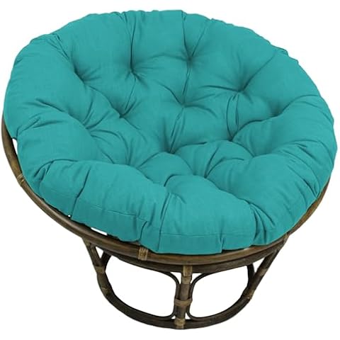 Blazing Needles Aqua Blue Papasan Cushion Cover
