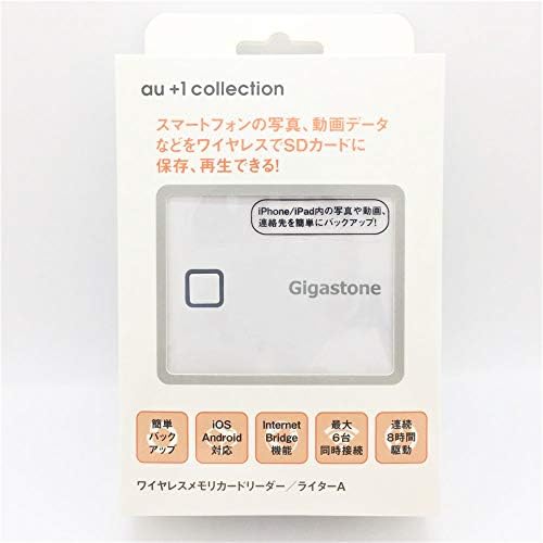 Amazon | Gigastone R03W002A White Wi-Fi SDカードリーダー 