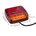 Luces Traseras Remolque 2PCS 12V LED Piloto Trasero de 5 Funciones Luz...