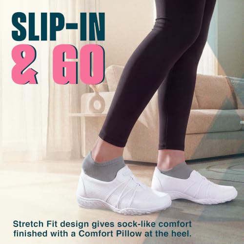 Image of Skechers Women's Breathe Easy - Harbor Hues | Modern Comfort Casual, Relaxed Fit, Air-Cooled Memory Foam, Machine Washable, Vegan