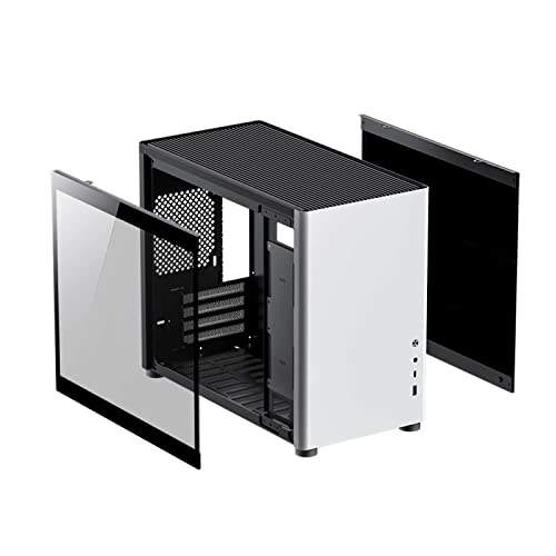 Gamemax Micro-Atx Tower Computer Case With Removable Dust-Proof Filter, Dual Tempered Glass Side Panels, Pc Gaming Chassis (Spark-White) #TOP2