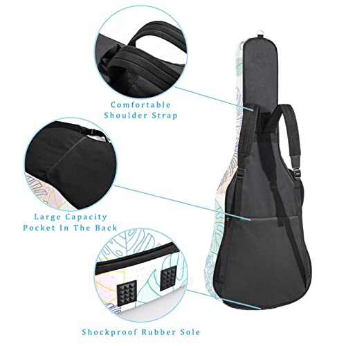 Housse de transport étanche pour guitare avec bandoulière réglable, coquillages, algues, étoiles de mer, Multicolore 03… - Les Beatles, Paul McCartney, John Lennon, RIngo Starr, George Harrison Housse de transport étanche pour guitare avec bandoulière réglable, coquillages, algues, étoiles de mer, Multicolore 03… – Image 4