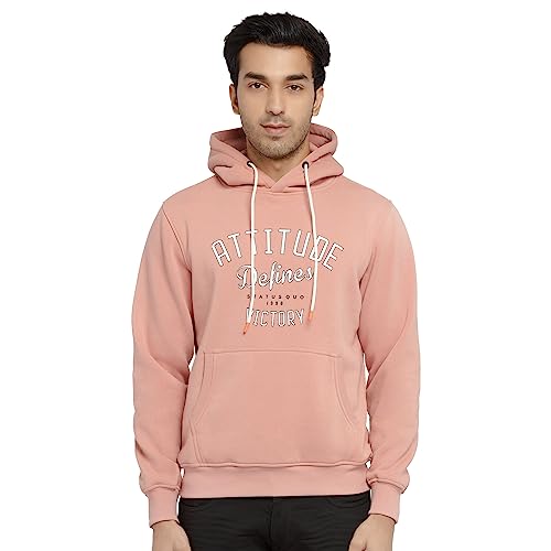 Image of Status Quo Mens Printed Round Neck Hooded Sweatshirt