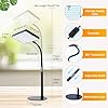 FECiDA Desk Grow Lights for Indoor Plants, Bonsai, Seed Starting, Table Top Grow Light UV-IR Full Spectrum, 25 Watt Power Draw, Bright Enough LED Growing Lamp, 16"-24" Height Adjustable #4