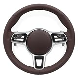 Volante de cuero para Porsche para Macan para Cayenne para Panamera para Taycan 718 para Cayman 991 992 911