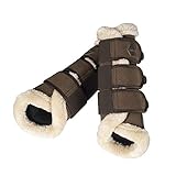 *perforiertes, strapazierfähiges Alca-Obermaterial *extra atmungsaktives Multilayer-Mesh *dämpft und schützt wirkungsvoll *robuste Streichzone *Fauxfur Synthetik-Lammfell-Rand gegen Scheuern *individuell mit Klett-Elastiks verstellbar *Universalgrößen S-X