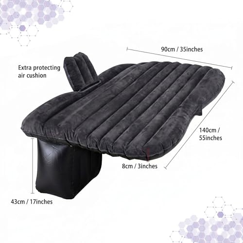 Tapis couchage siège arrière VW ID.3 lit gonflable camping matelas auto - 8