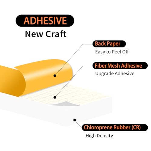 Image of Door Seal Strip,High Density CR Insulation Tape,1 in x 1 /2 in x 26Ft