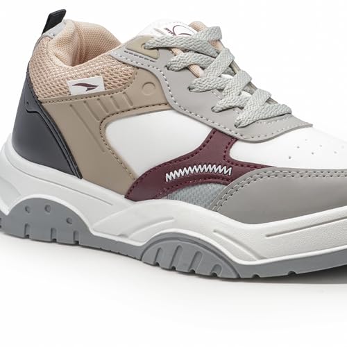Image of ASIAN Women NANCY-03 Sneakers and Casual wear Shoes with Laces, Lightweight and Comfortable Shoes for Parties, as Well as Gym and Sports for Women & Girls with Stylish Design