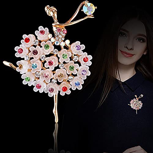Image of Animal brooch Women's Fashion Unique Crystal Rhinestone Vintage Enamel Lapel Safety Pin, Clothing Jewelry Clothing Backpack Jacket Hat Decoration DIY