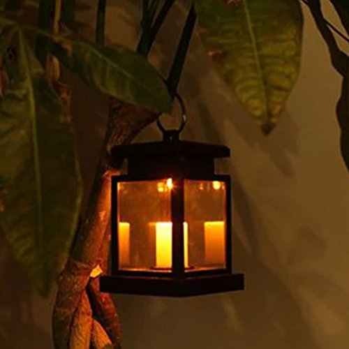 Solar Umbrella Lantern Jltph Pack Of 4 Solar Powered Led Waterproof Flameless Candle Lamp With Clamp For Garden,Yard,Halloween,Beach Umbrella/Flashing Yellow #TOP4