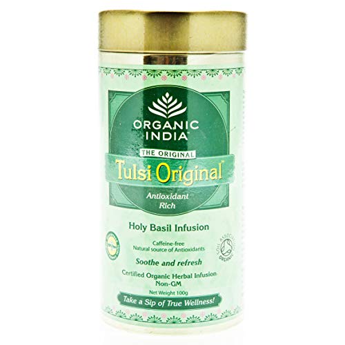 Organic India Tulsi original loose leaf 100 g (lot de 4)