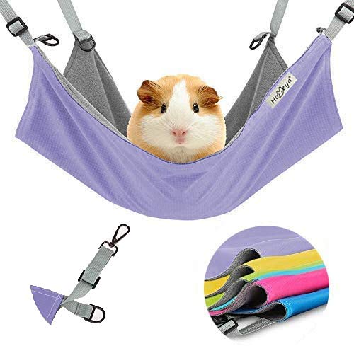 HOMEYA Small Animal Guinea-Pig Hanging Hammocks Bed Pet Cage Hammock for  Ferret Cat Rat Chinchilla Hamster Cavy Degu Gerbil Rabbit Playing Cozy