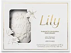 Sabonete Em Barra Perfumado Lily 2x90g