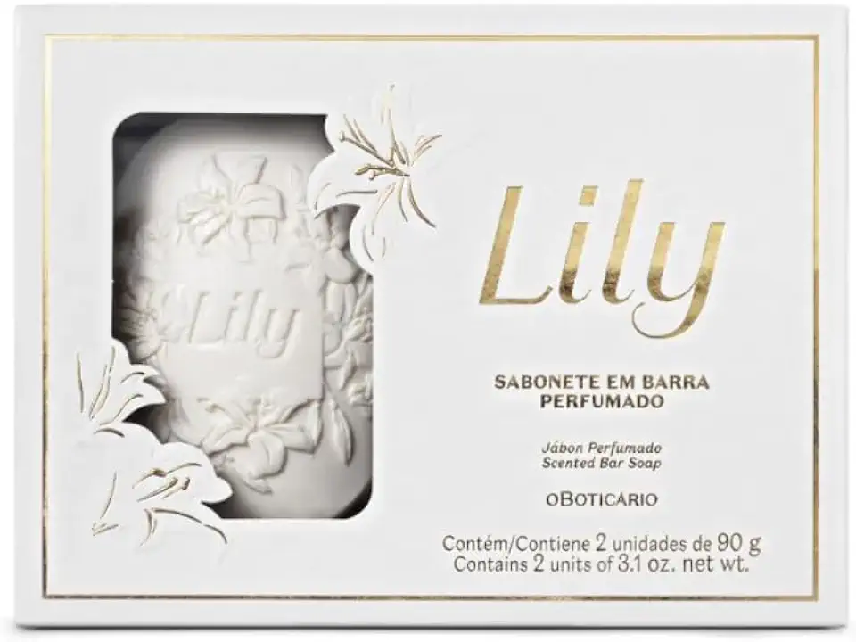 Sabonete Em Barra Perfumado Lily 2x90g