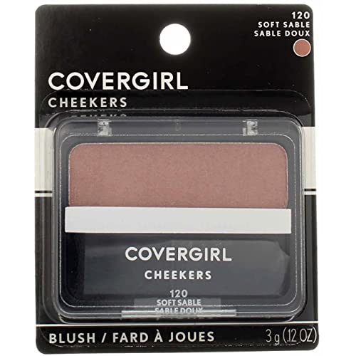 Covergirl Cheekers Blush, Soft Sable 120 0.12 Oz (3 G)