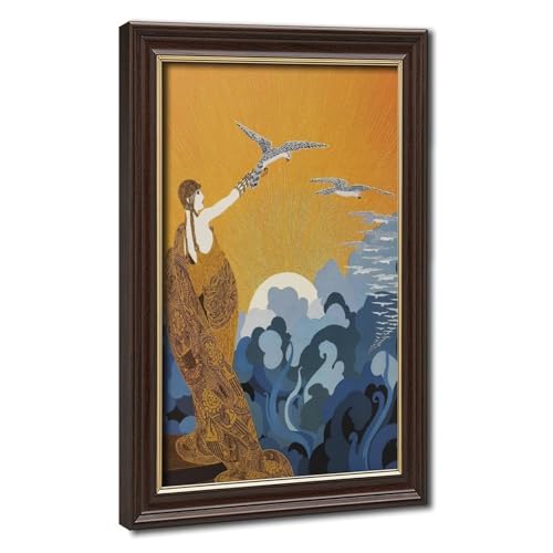 Wings of Victory par Erte tableau sur toile avec cadre à suspendre
