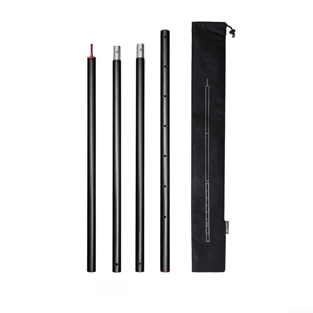 Telescopico in Alluminio 31mm per Tenda Telescopico in Alluminio(Black)