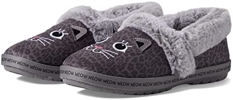 Skechers BOBS Women's 113677 Slipper, Charcoal, 6 | Image 3
