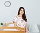 Utopia Care Krankenhauskleid, Patientenkleid, Florales Pfirsich, Large-X-Large