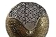 PORTAVELA METAL CRISTAL 13,5X13,5X11,5 DORADO