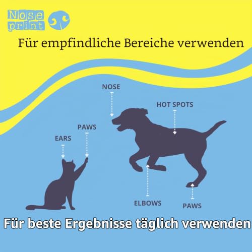 Noseprint SPF 30 Sonnenschutz für Haustiere, 30 ml, feuchtigkeitsspendende Sonnencreme für Hunde und Katzen, ungiftige Formel, Nase für Hunde, Balsam