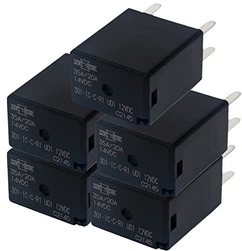 Automotive Relays SPDT 35A 12VDC (5 pieces)