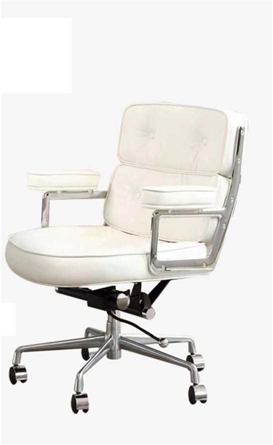 Cream Wind Computer Chair Home Comfort Study Ergonomic Backrest Office Swivel