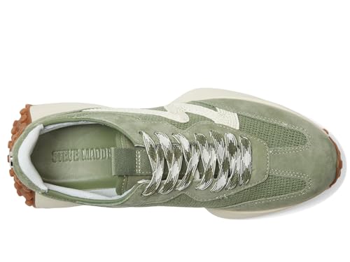 Image of Steve Madden Women's Campo Sneaker Sage Multi 6.5 Medium