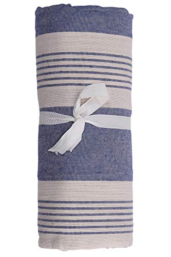 HomeLife - Tela decorativa, funda de sofá de rayas, sábana cubretodo multiusos de algodón, colcha para cama individual [160 x 280 cm] y doble [260 x 280 cm] u0096 Fabricado en Italia