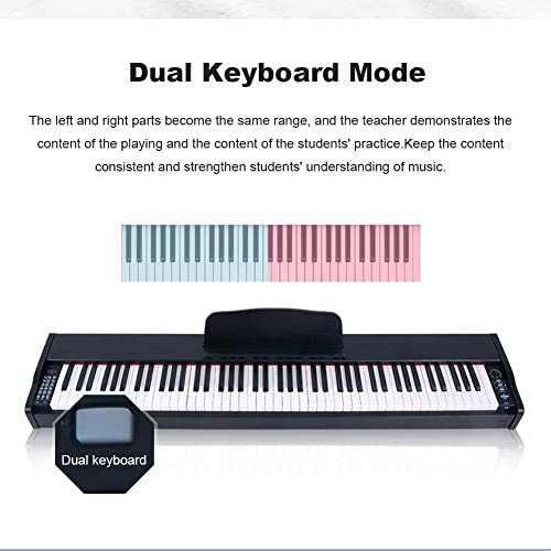 Le clavier de piano numérique portable à 88 touches prend en charge les doubles haut-parleurs stéréo MIDI USB pour les… - Les Beatles, Paul McCartney, John Lennon, RIngo Starr, George Harrison Le clavier de piano numérique portable à 88 touches prend en charge les doubles haut-parleurs stéréo MIDI USB pour les… – Image 7